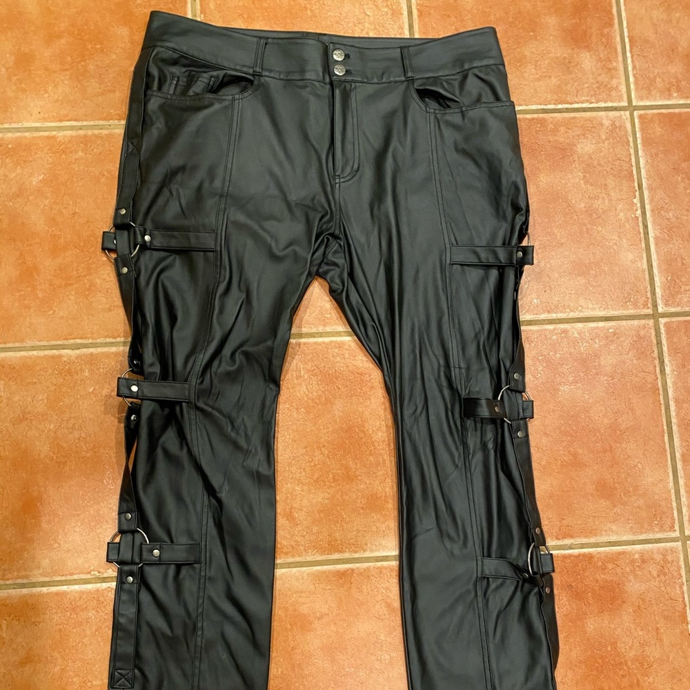 Lip Service pleather goth industrial club pants
